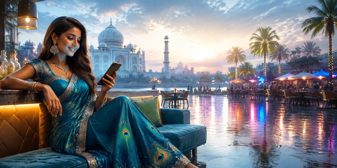 Player receiving welcome bonus at 315000 amid Agra landmarks